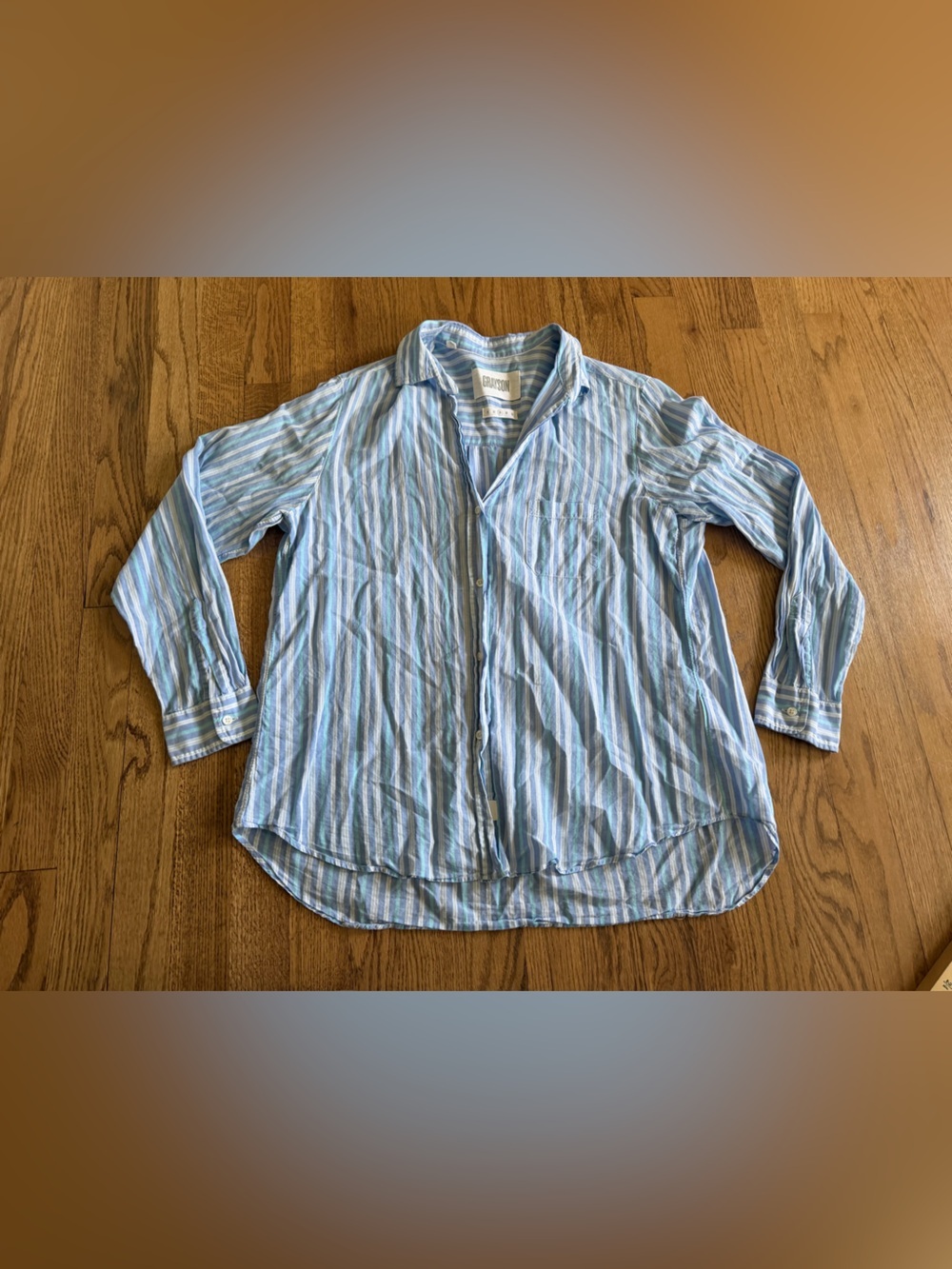 Grayson Striped The Hero Shirt Size 03